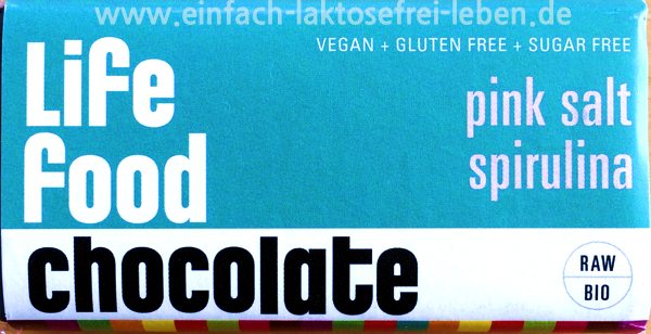 laktosefreie schokolade,spirulina, life food