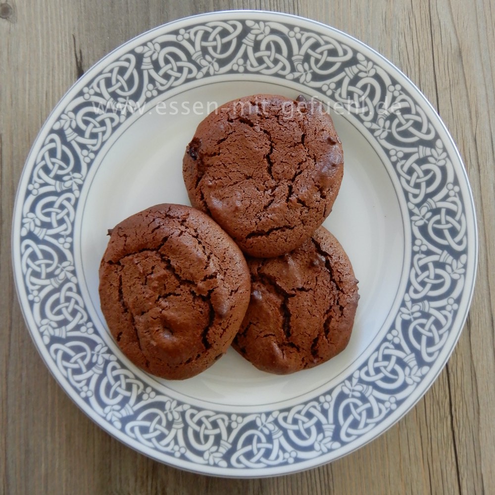 Extra-schokoladige Schoko-Kekse, glutenfrei und laktosefrei - Julia Stüber