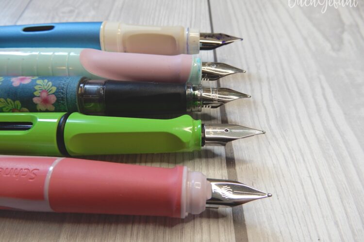 Füller für Linkshänder im Test