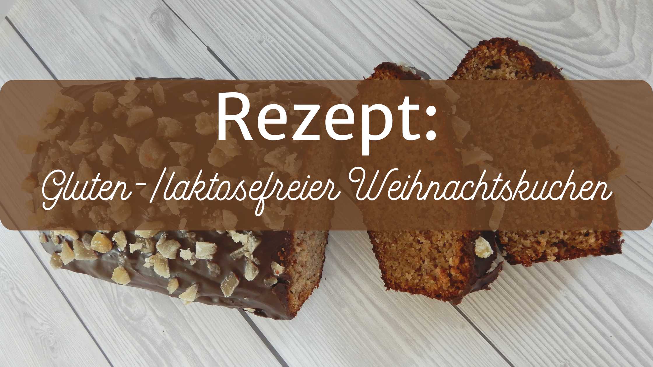 Glutenfreier und laktosefreier Weihnachtskuchen