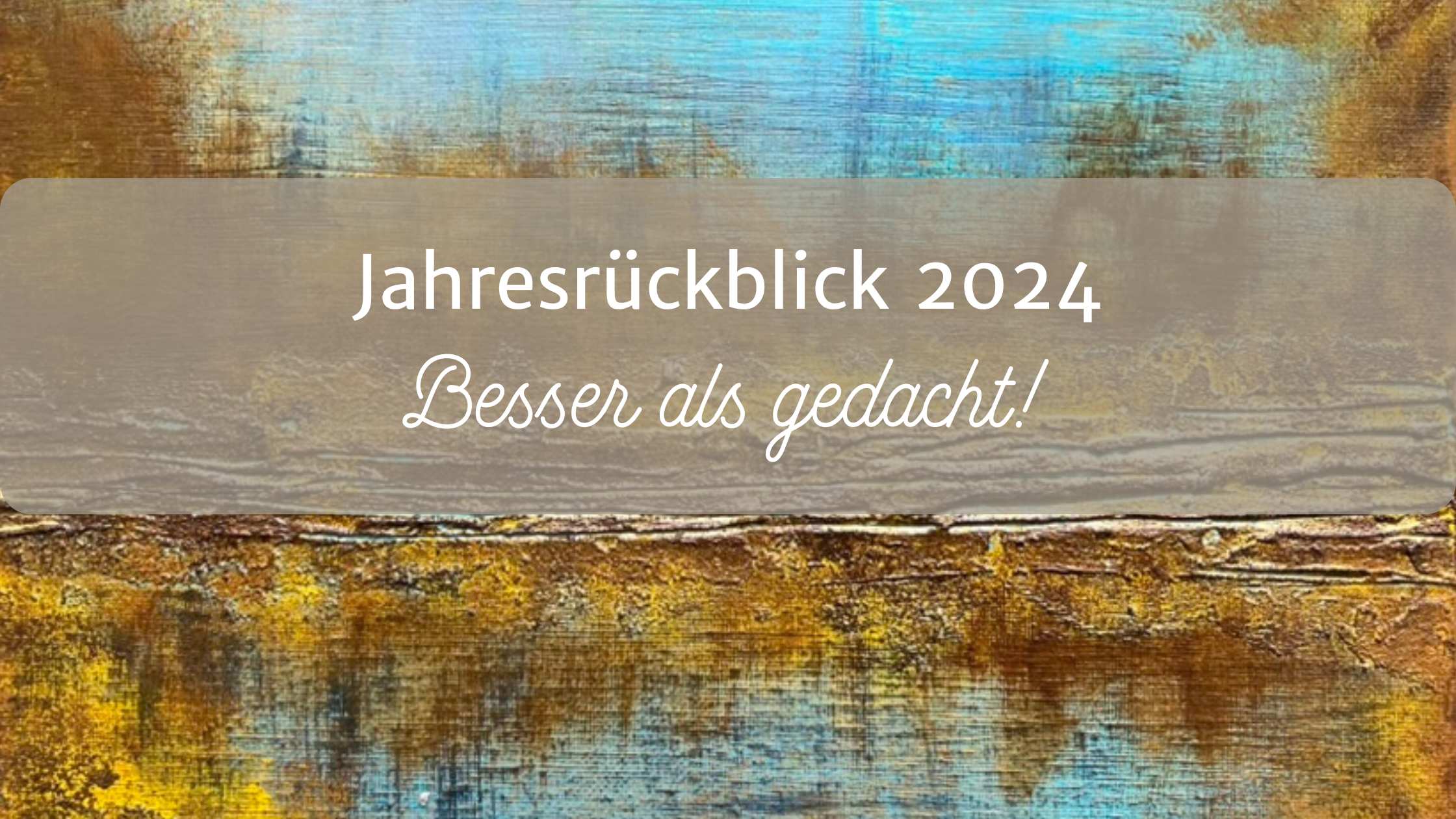 Jahresrückblick 2024
