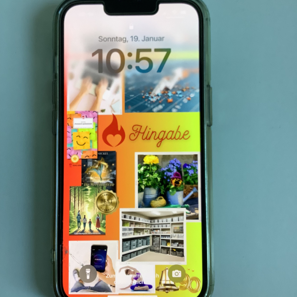 Mein Handy-Wallpaper mit dem Wort des Jahres