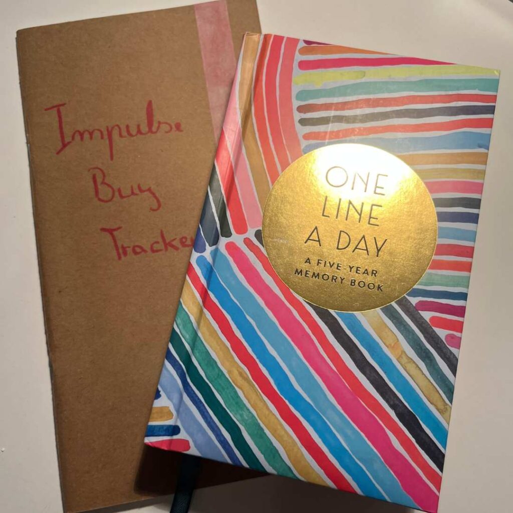 Mein "One Line a Day"-Journal und der "Impulse Buy Tracker"