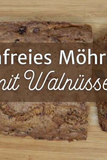 Glutenfreies Möhrenbrot mit Walnüssen