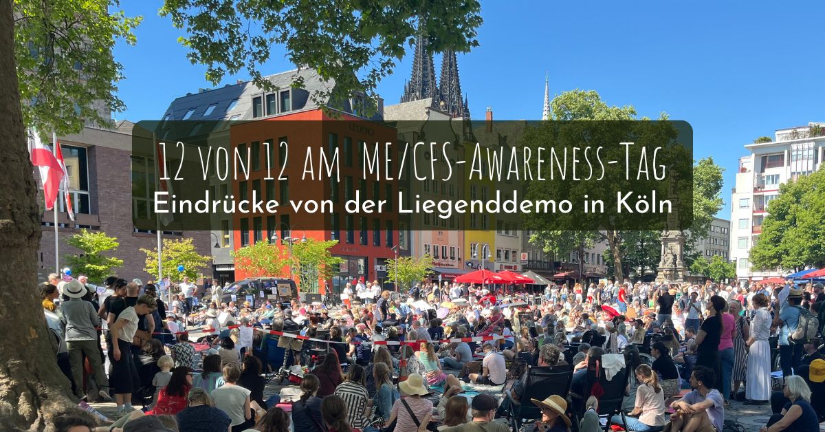 Die ME/CFS-Liegenddemo in Köln