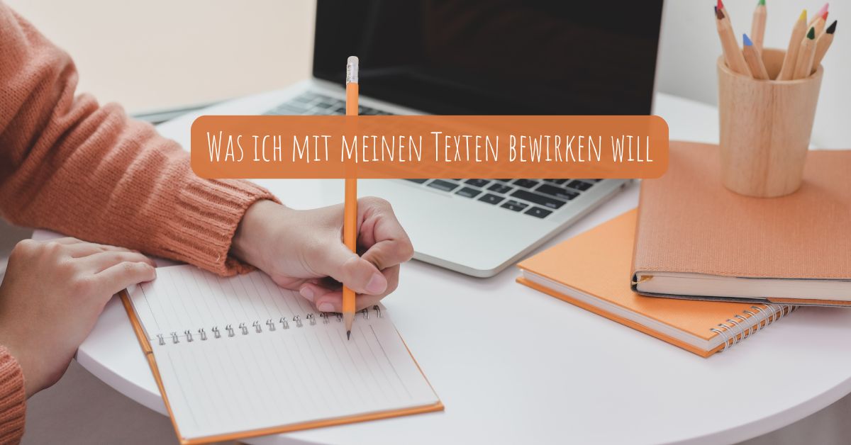 chronisch optimistisch: Was ich mit meinen Texten bewirken will