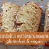 Kichererbsenbrot mit Sonnenblumenkernen, glutenfrei und vegan