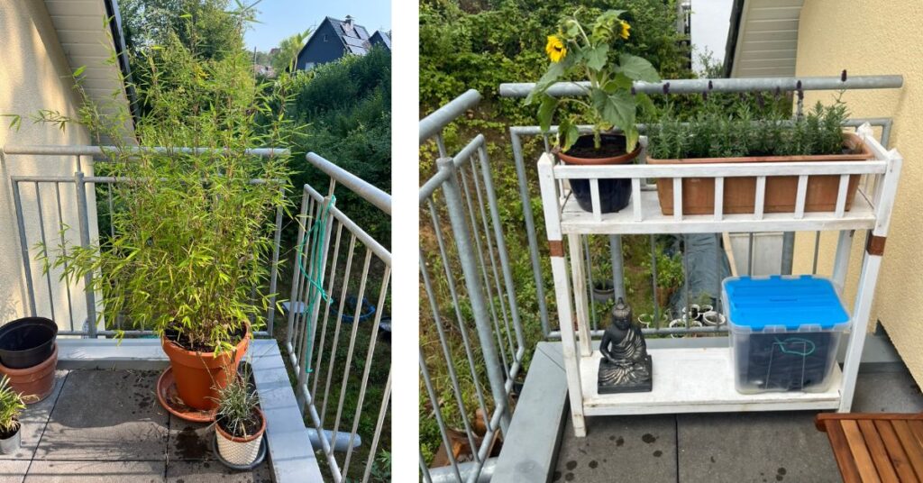 Unser Balkon
